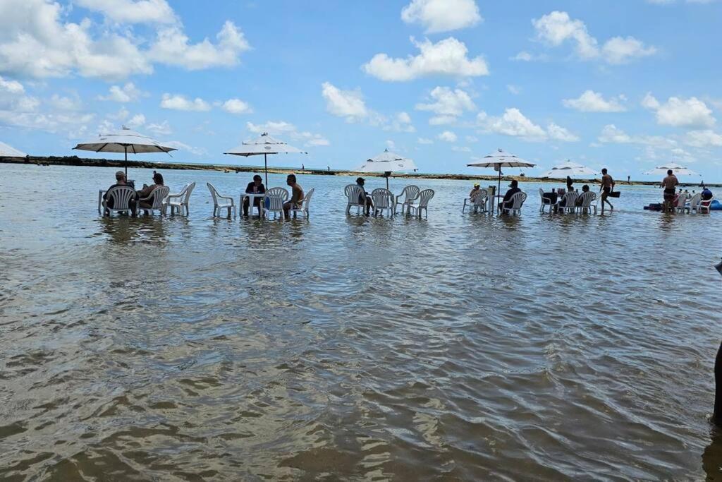 Apt Beira Mar Em Muro Alto Ao Lado Do Nanai Pôrto das Galinhas Esterno foto